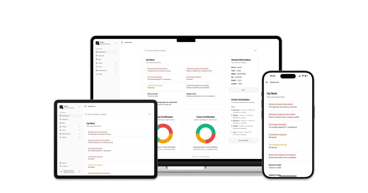 VesselsPro project screenshot